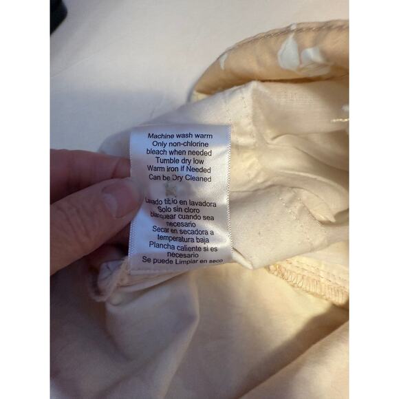 NWT Jach’s Girlfriend XXL Floral Shorts tan White Summer Casual Resort Cotton - Picture 9 of 13